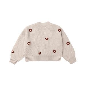 Rylee & Cru Girls  Boxy Crop Cardigan